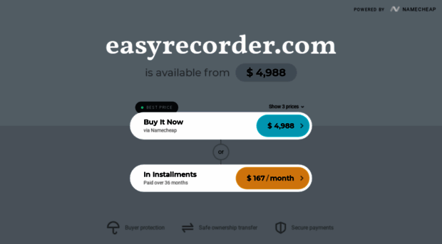 easyrecorder.com