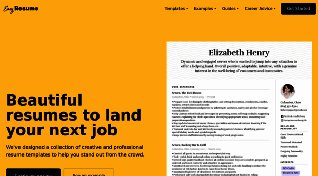 easyresume.io