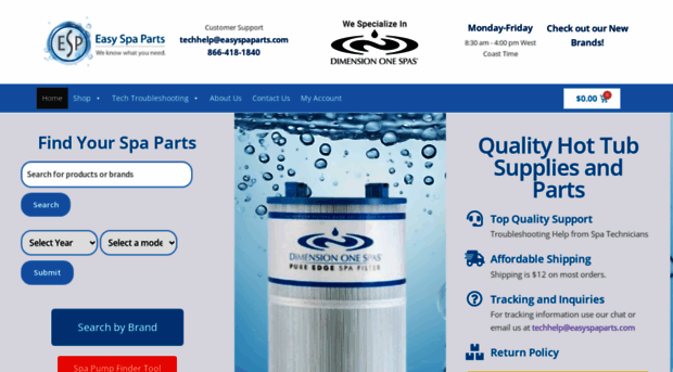 easyspaparts.com