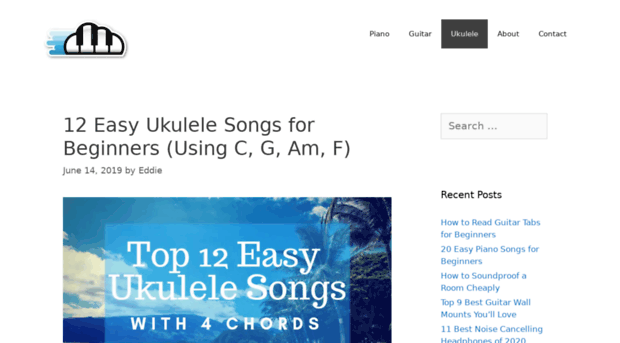 easyukulelesongs.com