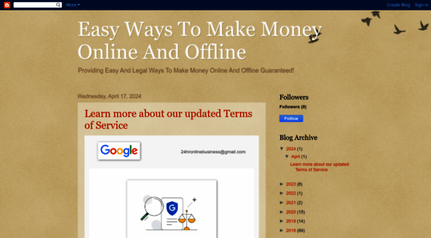 easywaystomakemoneyonlineandoffline.blogspot.com