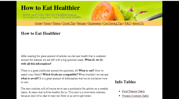 eathealthierfoods.com