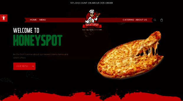 eathoneyspotpizza.com