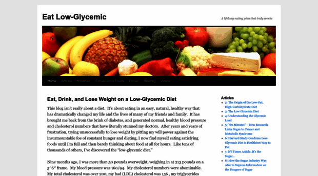 eatlowglycemic.com