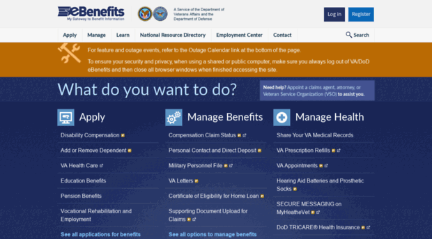 ebenefits.va.gov