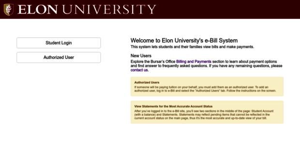 ebill.elon.edu