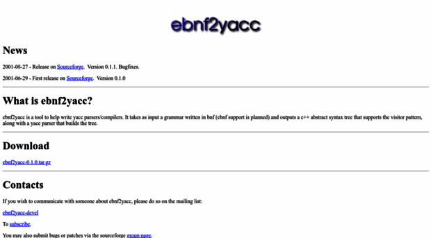 ebnf2yacc.sourceforge.net