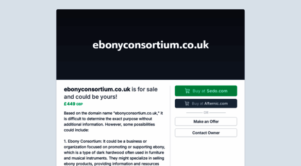 ebonyconsortium.co.uk