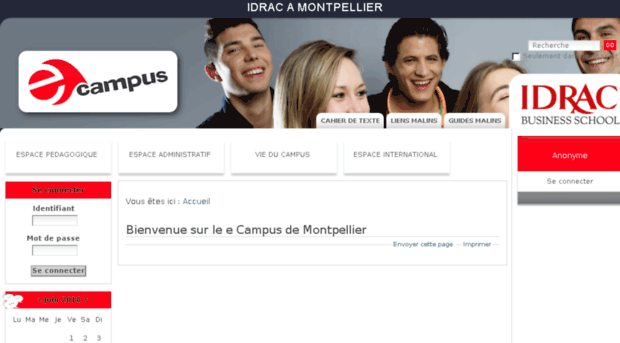 ecampus.idracmontpellier.net