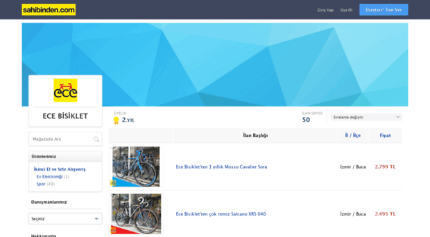 ecebisiklet.sahibinden.com