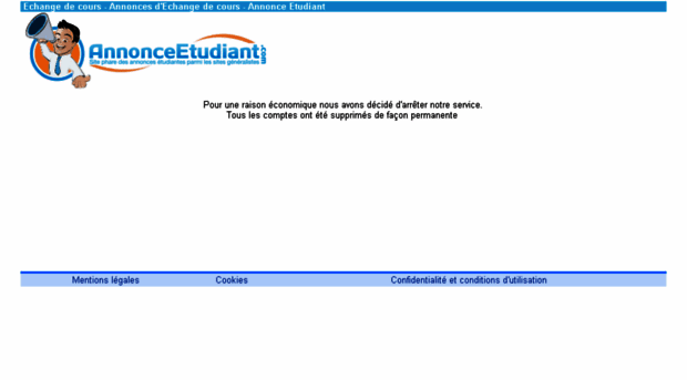 echange-de-cours.annonceetudiant.com