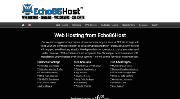 echo86host.com