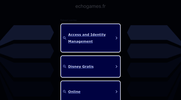 echogames.fr