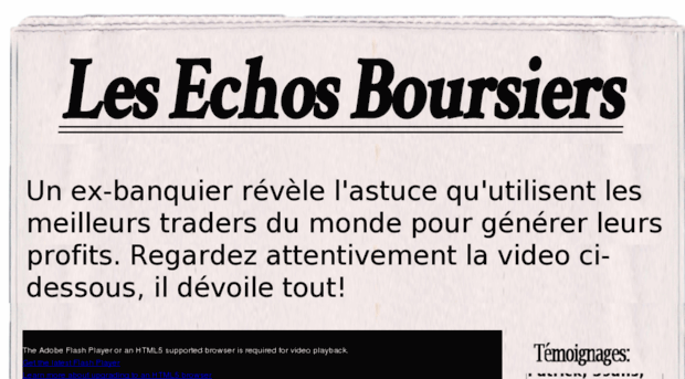 echosboursiers.com