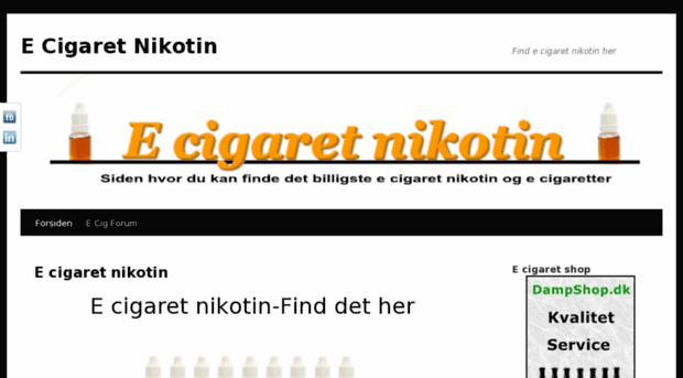 ecigaretnikotin.dk