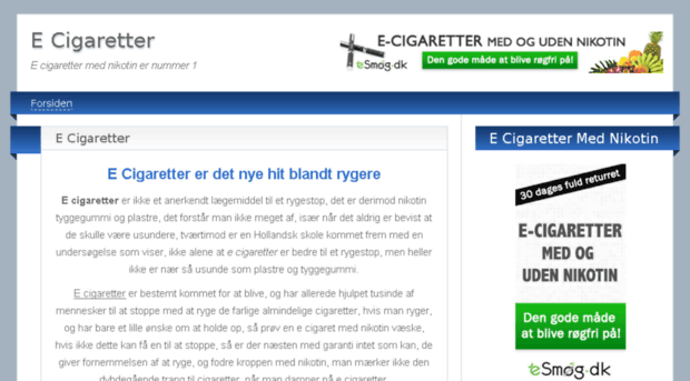 ecigaretter.opnoerhuset.dk