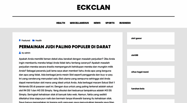 eckclan.co.uk