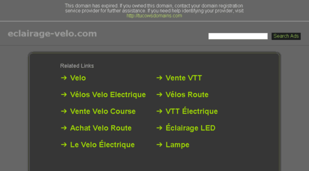 eclairage-velo.com