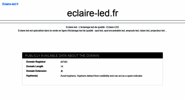 eclaire-led.fr.qanator.com