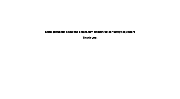 ecojet.com