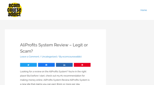 ecomcourseaddict.com