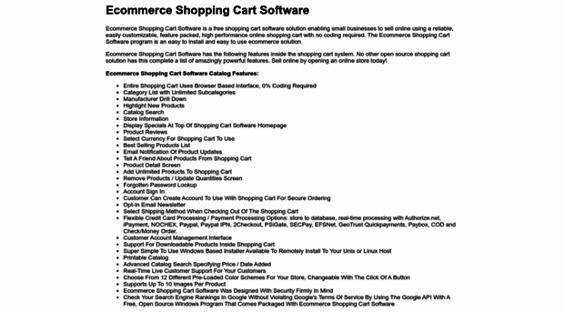 ecommerceshoppingcartsoftware.org