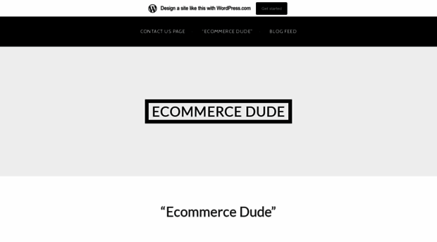 ecommerecedude.wordpress.com