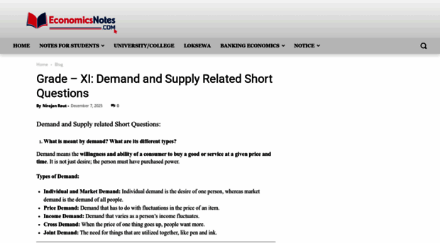 economicsnotes.com