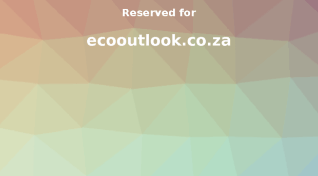 ecooutlook.co.za