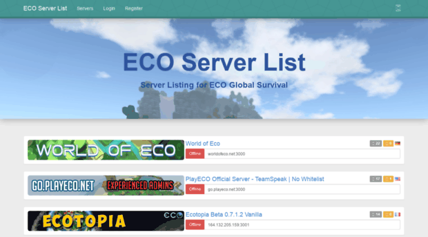 ecoserverlist.com