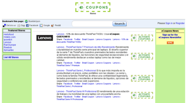 ecoupons.com.mx