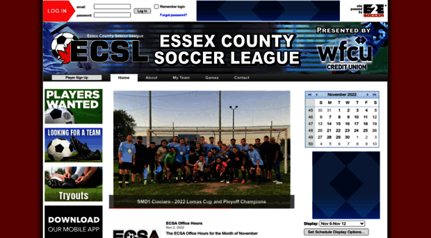 ecsl.e2esoccer.com