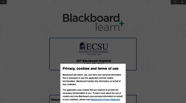 ecsu.blackboard.com