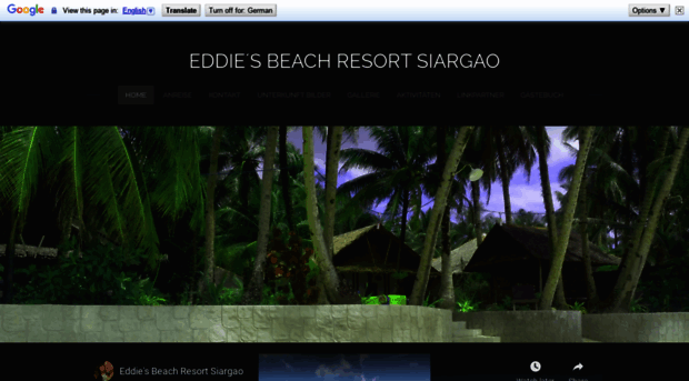 eddiesbeachresortsiargao.com