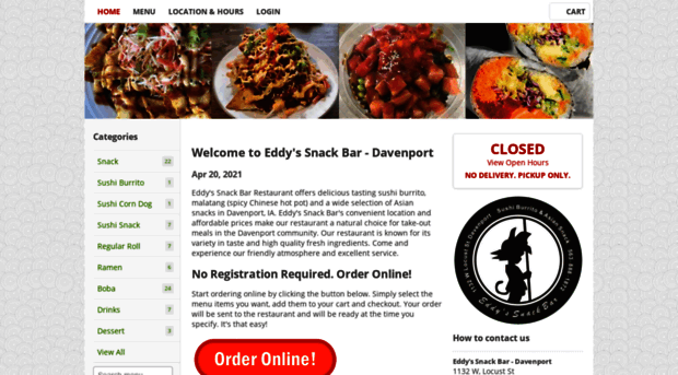 eddysnackbar.com