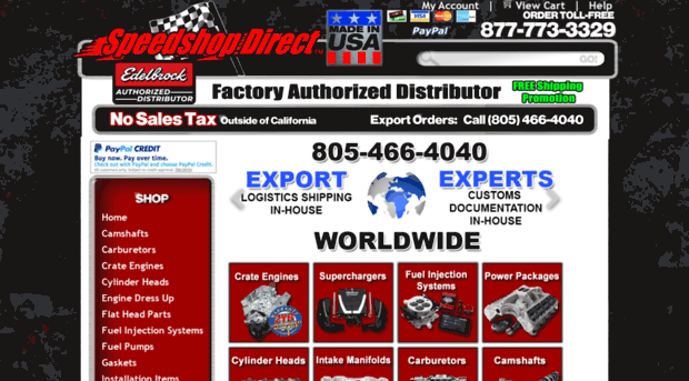 edelbrockspeedshop.com