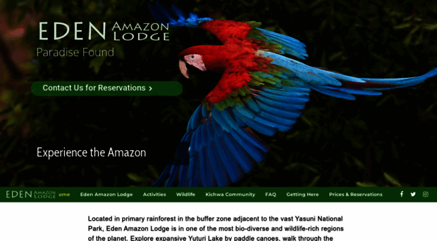 edenamazonecuador.com