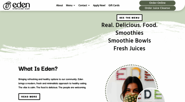 edensmoothies.com