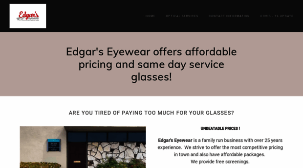 edgarseyewear.com