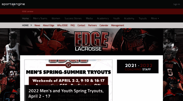 edgelacrosse.ca