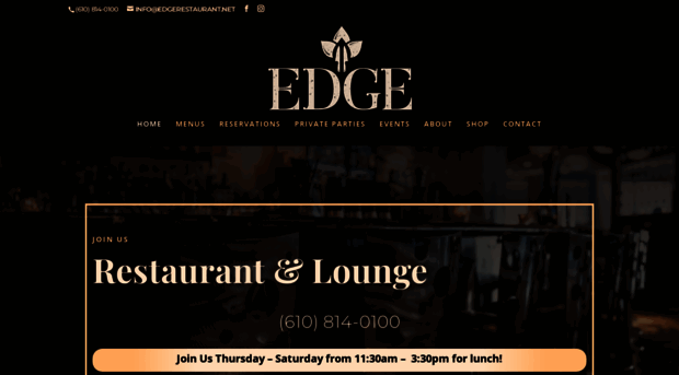 edgerestaurant.net