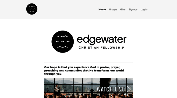 edgewater.churchcenteronline.com