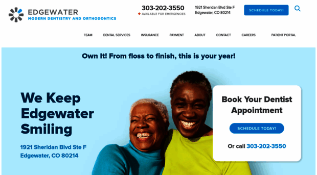 edgewatermoderndentistry.com