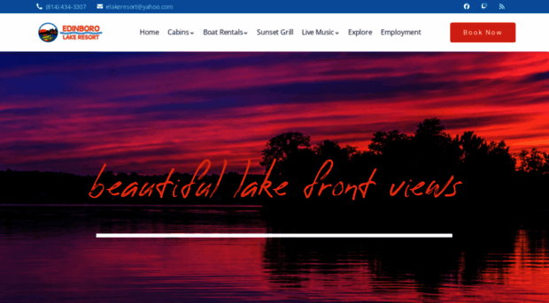 edinborolakeresort.com