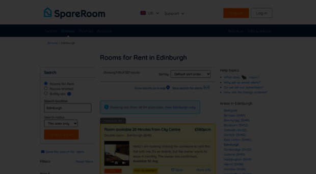 edinburgh.spareroom.co.uk