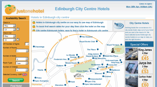 edinburghcitycentrehotels.co.uk