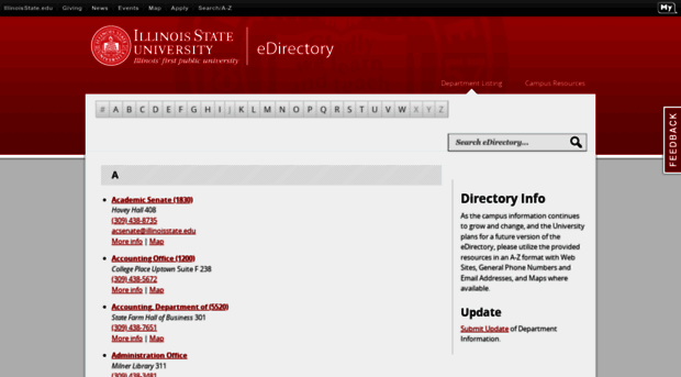 edirectory.illinoisstate.edu