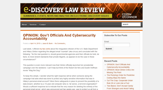 ediscoverylawreview.com