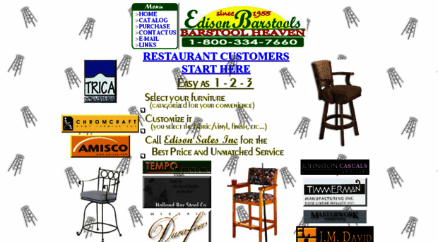 edisonbarstools.com