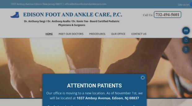 edisonfootandanklecare.com